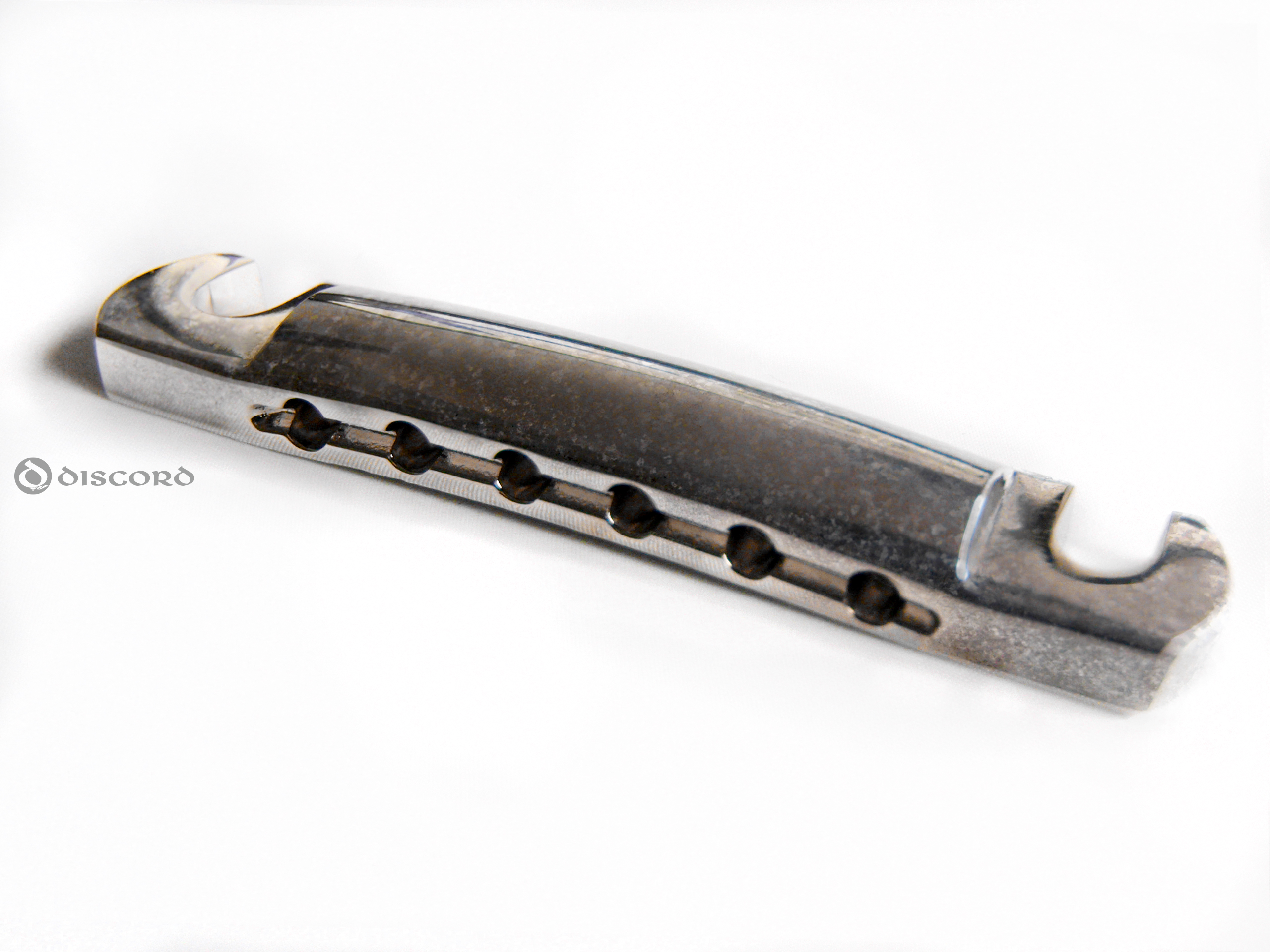 DISCORD 60's STYLE ALUMINIUM TAILPIECE AGED Manufacturers specification details 